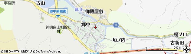 愛知県犬山市郷中123周辺の地図