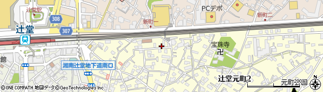 辻堂駅チカ:辻堂元町1丁目駐車場周辺の地図