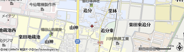 愛知県犬山市追分31周辺の地図