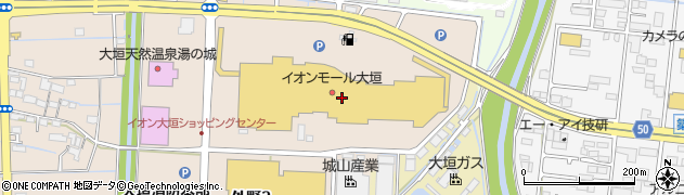 スターバックスコーヒー イオンモール大垣店周辺の地図
