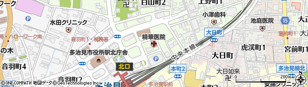 精華医院周辺の地図