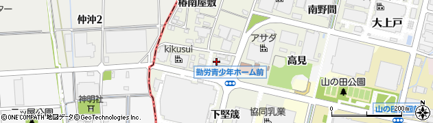 愛知県犬山市羽黒新田椿東1周辺の地図