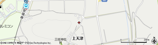 京都府福知山市上天津1022周辺の地図