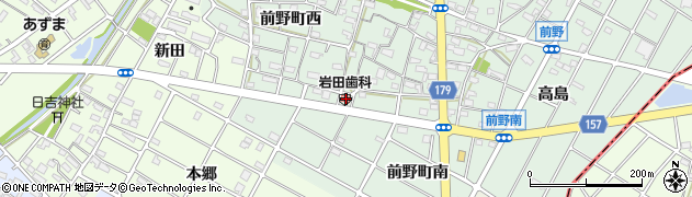 愛知県江南市前野町西297周辺の地図