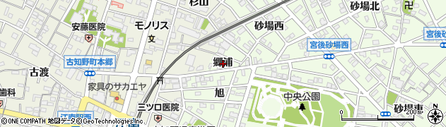 愛知県江南市北野町（郷浦）周辺の地図