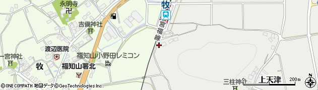京都府福知山市上天津1072周辺の地図