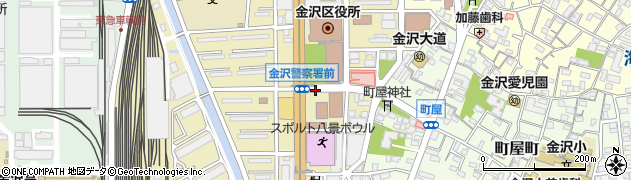 金沢区総合庁舎前周辺の地図