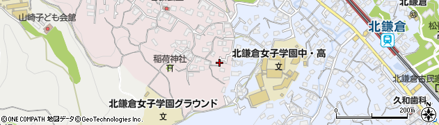 神奈川県鎌倉市台1732周辺の地図