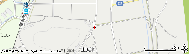 京都府福知山市上天津810周辺の地図