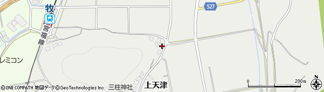 京都府福知山市上天津1016周辺の地図