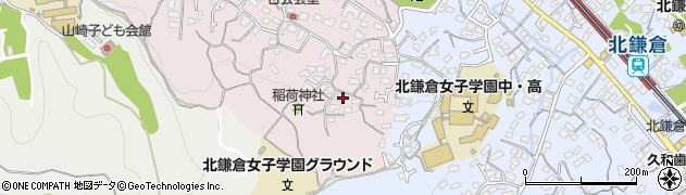 神奈川県鎌倉市台1720周辺の地図