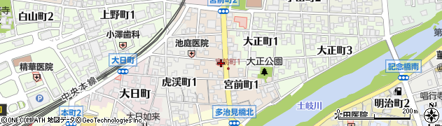 宮前カトウ歯科医院周辺の地図