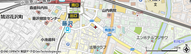 コート・ダジュール 藤沢駅南口店周辺の地図