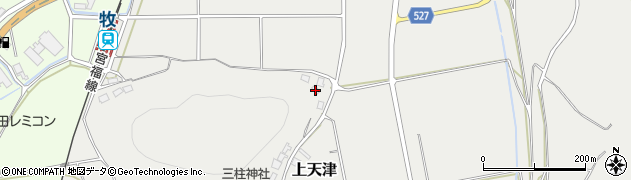 京都府福知山市上天津1025周辺の地図