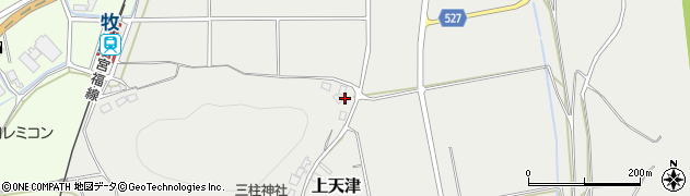 京都府福知山市上天津1023周辺の地図