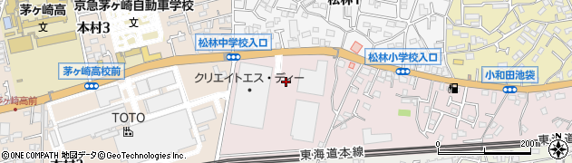 神奈川県茅ヶ崎市小桜町周辺の地図