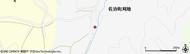 鳥取県鳥取市佐治町刈地245周辺の地図