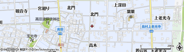 愛知県一宮市島村北門67周辺の地図