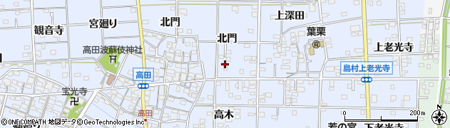 愛知県一宮市島村北門68周辺の地図
