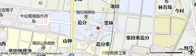 愛知県犬山市追分24周辺の地図