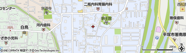 神奈川県平塚市徳延360周辺の地図