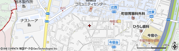 神奈川県茅ヶ崎市今宿周辺の地図
