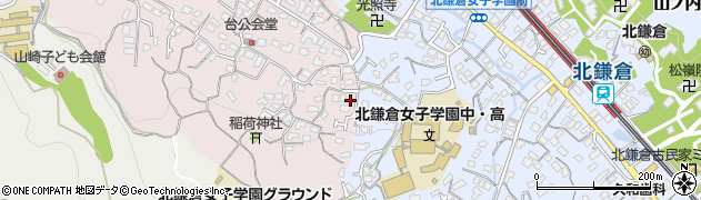神奈川県鎌倉市台1730周辺の地図