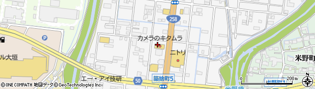 写真スタジオマリオ岐阜・大垣店周辺の地図