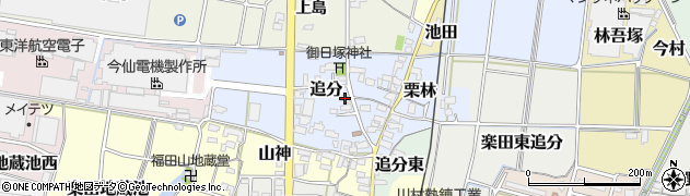 愛知県犬山市追分51周辺の地図