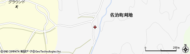 鳥取県鳥取市佐治町刈地250周辺の地図