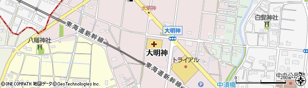 株式会社コスモス薬品　ドラッグストアコスモス安八店周辺の地図