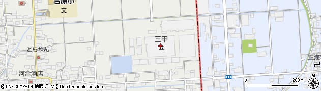 三甲株式会社　岐阜第２工場周辺の地図