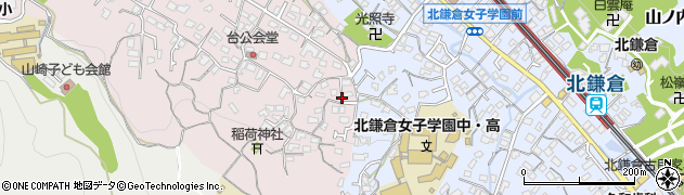 神奈川県鎌倉市台1731周辺の地図