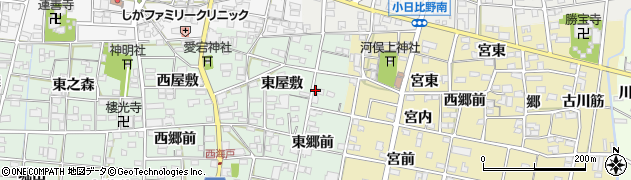 愛知県一宮市浅井町西海戸東屋敷49周辺の地図