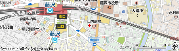 うま囲 藤沢駅南口店周辺の地図