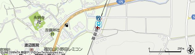 京都府福知山市周辺の地図