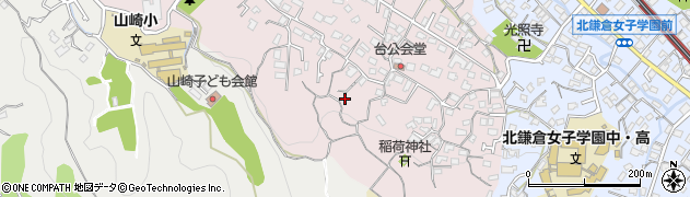 神奈川県鎌倉市台1759周辺の地図