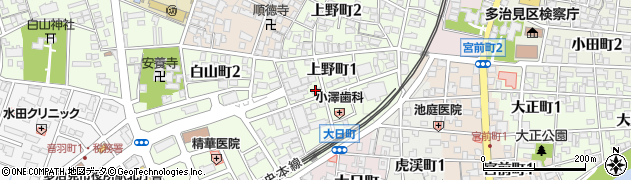 長谷川　研磨周辺の地図