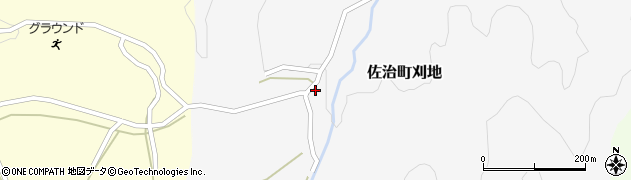 鳥取県鳥取市佐治町刈地252周辺の地図