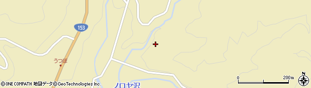 長野県下伊那郡平谷村靱周辺の地図