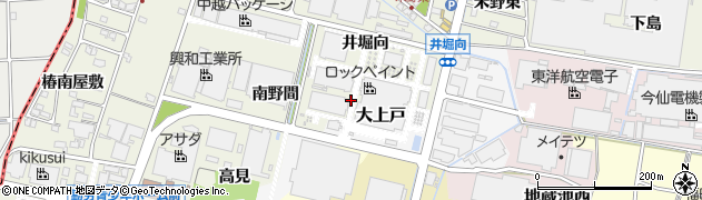 愛知県犬山市羽黒新田大上戸周辺の地図