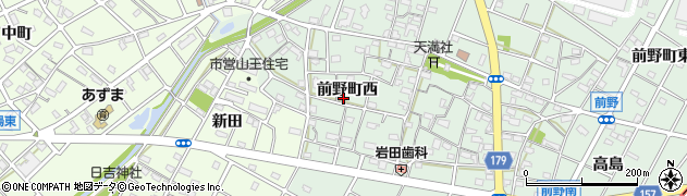 愛知県江南市前野町西129周辺の地図