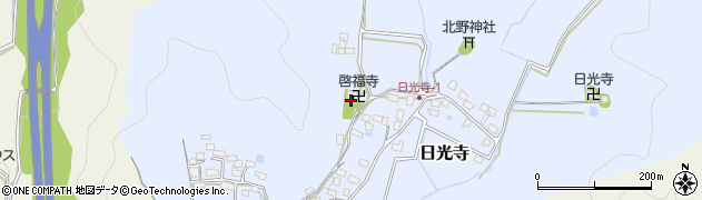啓福寺周辺の地図
