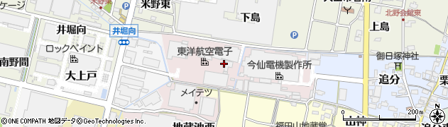 愛知県犬山市柿畑周辺の地図