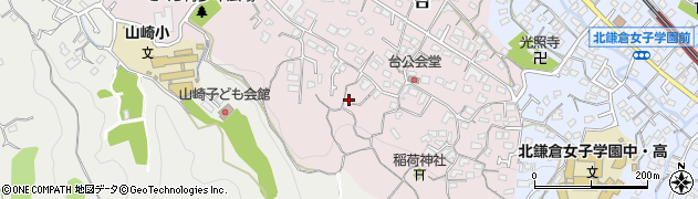 神奈川県鎌倉市台1704周辺の地図