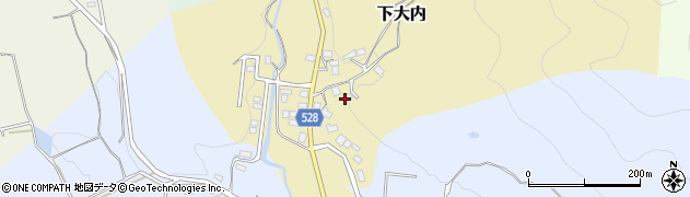 京都府福知山市下大内89周辺の地図