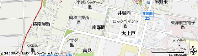 愛知県犬山市羽黒新田南野間周辺の地図