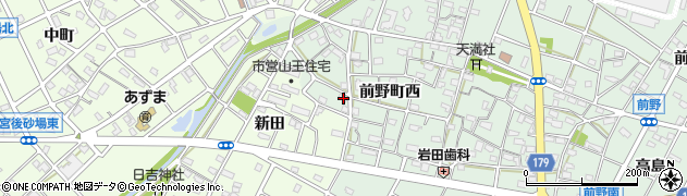 愛知県江南市前野町西46周辺の地図