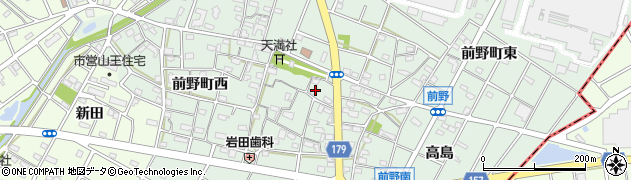 愛知県江南市前野町西224周辺の地図