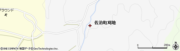 鳥取県鳥取市佐治町刈地197周辺の地図
